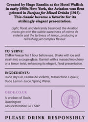 Oude Aviation Cocktail 100ml