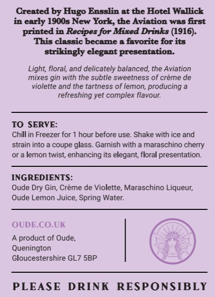 Oude Aviation Cocktail 100ml