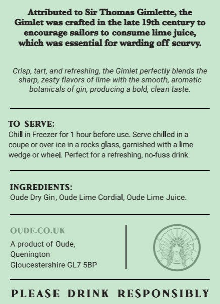 Oude Gimlet Cocktail 100ml