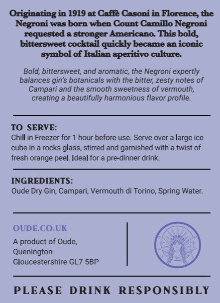 Oude Negroni Cocktail 100ml