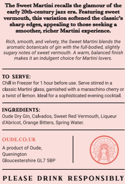 Oude Sweet Martini Cocktail 100ml